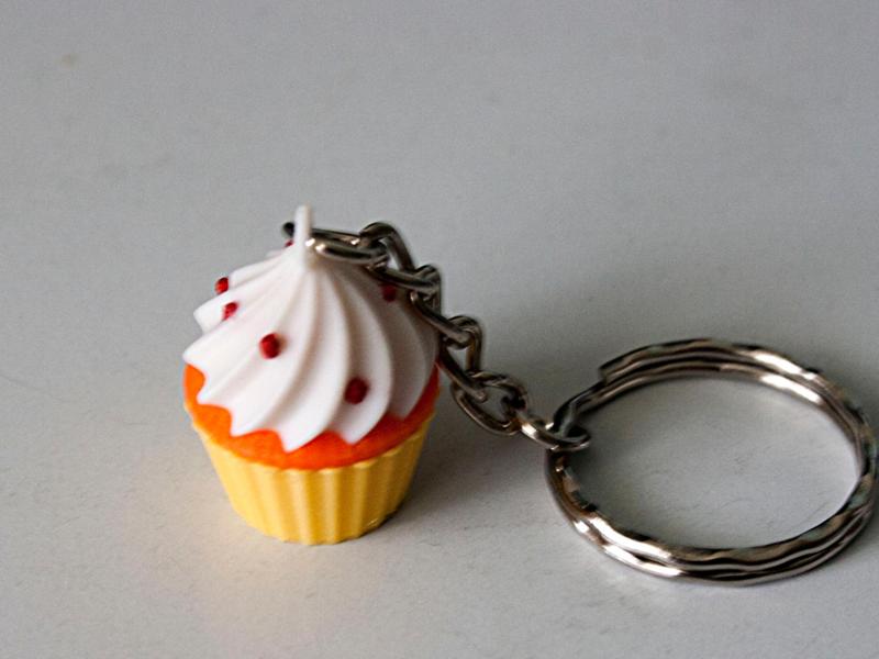 Cute mini Cupcake Keychain