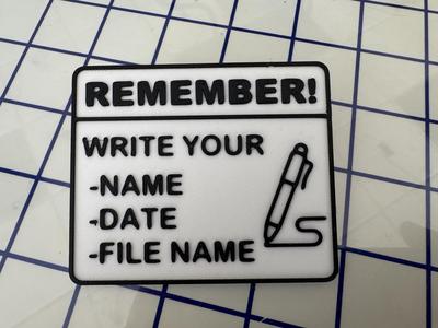 Write Your Name Sign