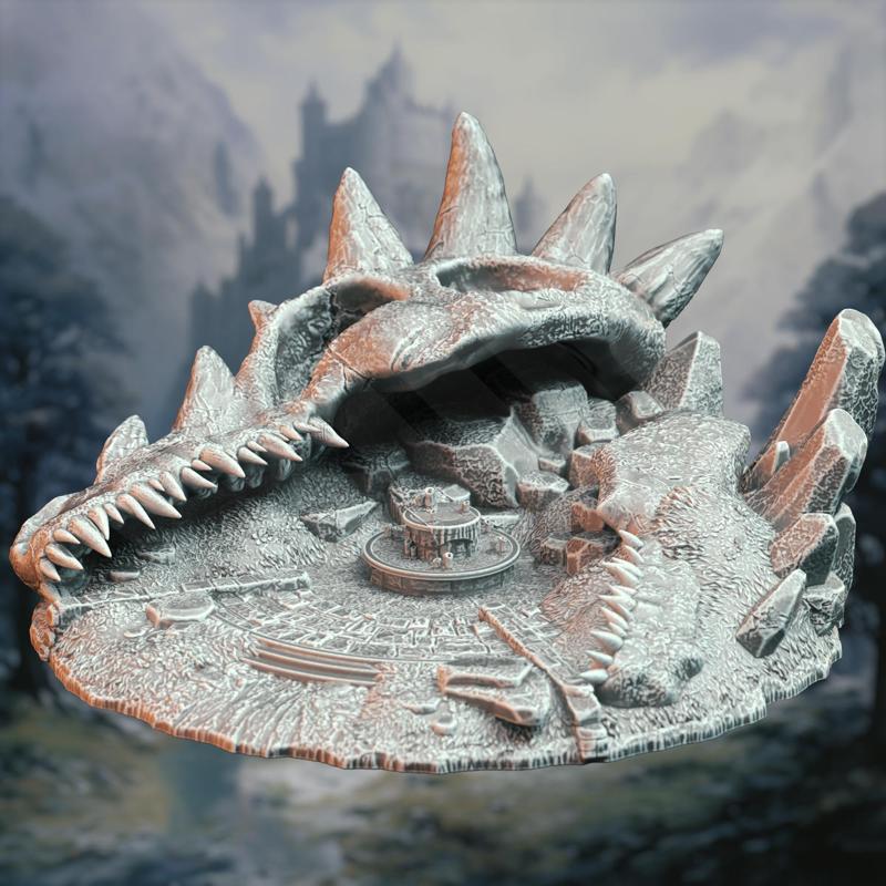 Dragon Altar Terrain Set - Grave of Cazarion