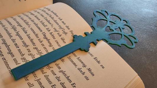 Bookmark in ancient key design