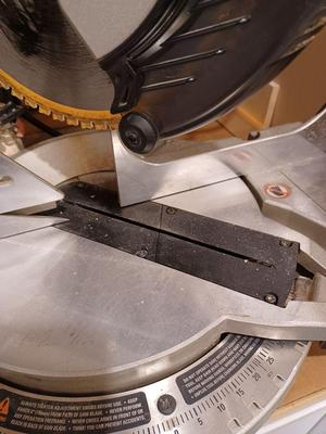 Dewalt Miter Saw DW703 Zero Clearance Insert Split