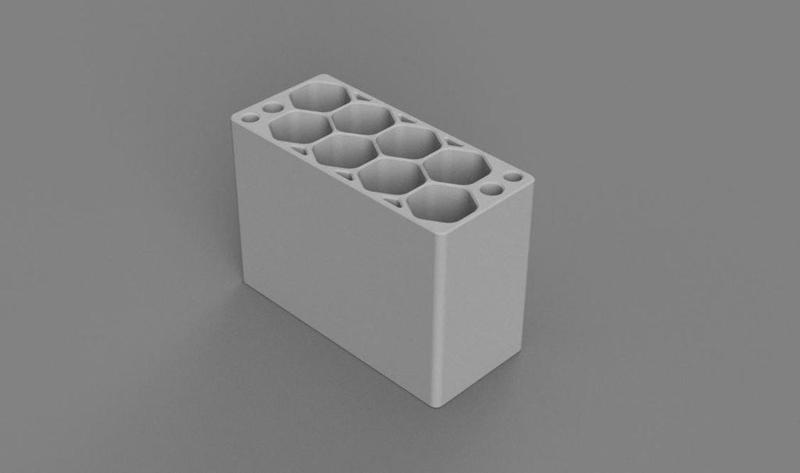 Modular Battery Pack Holder x8 AA-18650 - Pacco modulare x8 batterie AA-18650 