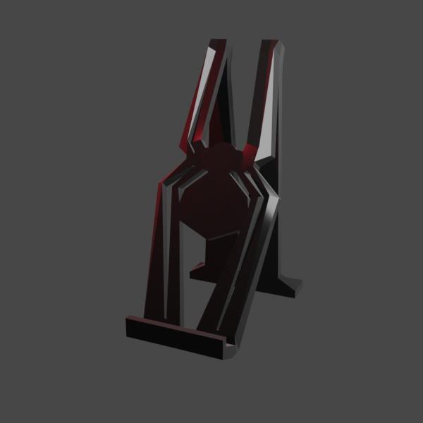 Soporte celular, logo Spider Man