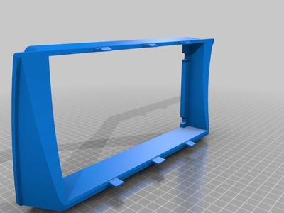 Patriot radio frame with new panel and AH-9318 radio Рамка магнитолы для Патриота с новой панелью и магнитола AH-9318