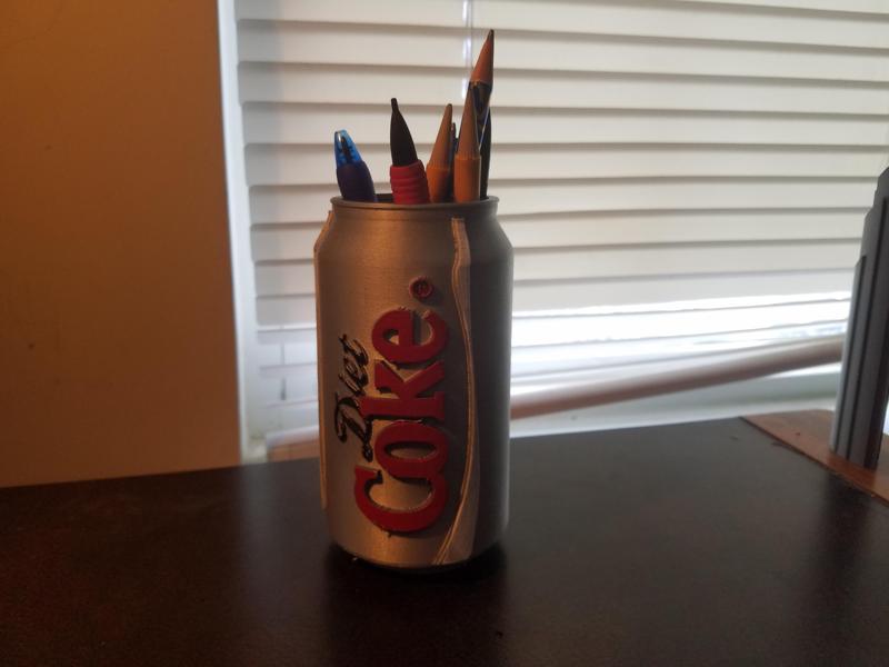 Diet Coke Pencil Holder