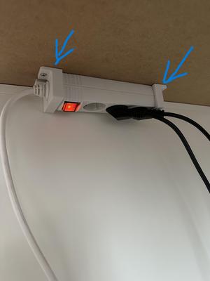 Mehrfachsteckdose Halter