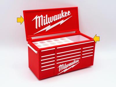 Lid – Milwaukee Inspired toolbox desk pen Holder