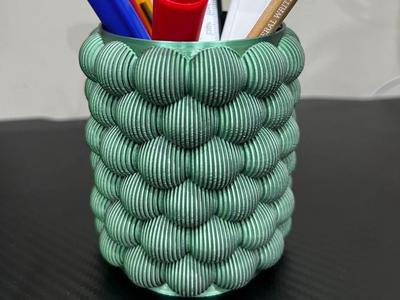 Bubble pen holder, desk organizer