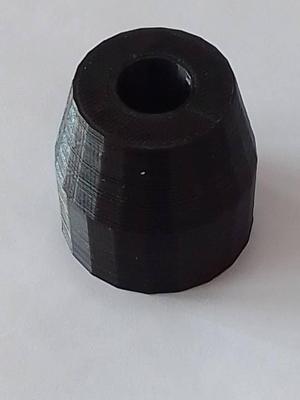 Centering cone to mount 87-94 BMW K-Bike wheel to typical motorcycle wheel balancer