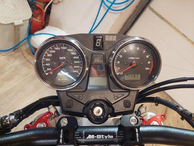 Gear indicator mount CB1300 + display