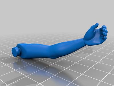 Action figure female smooth