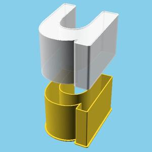 LATIN SMALL LETTER U, nestable box (v1)