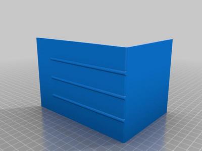 Simple bookend 15cm (6") heigh, 10x10cm (4"x4") base