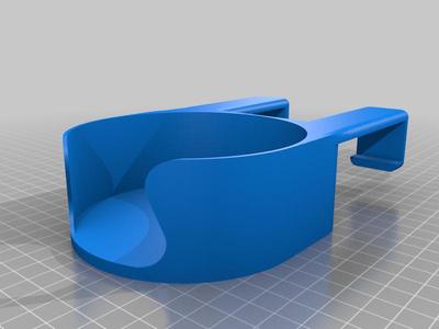 Ikea Poang cup holder clip on mod