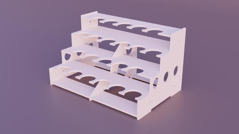 Hobby Paint Rack