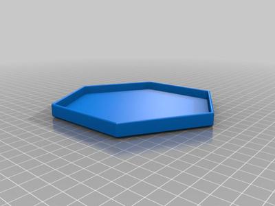 Hexagonal Pot Saucer Tray