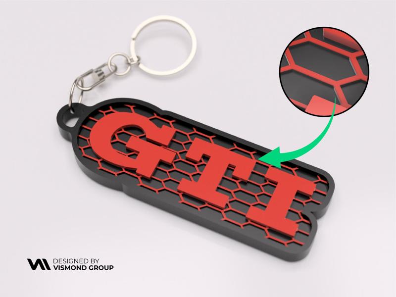 Volkswagen GTI Keychain 