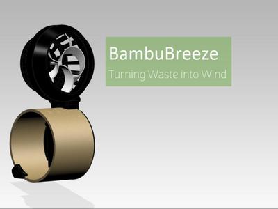 BambuBreeze - portable fan/ventilator