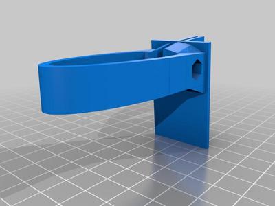 Triathlon TT number plate holder for a Canyon S31 Aero seat post.