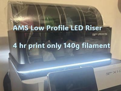 Ams Led Light low Profile Riser - 140g, X1-C , P1 