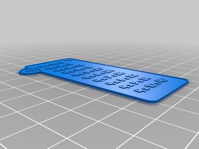 Llavero de las tablas de multiplicar