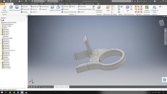 Soporte camara Yi PRO para impresora Kobra 2 MAX