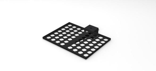 Storage tray for music stand