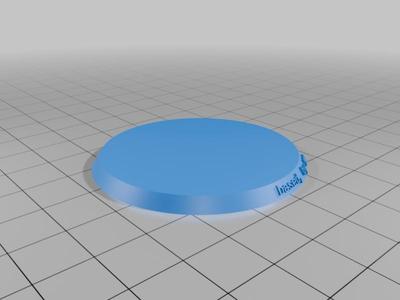 Miniature Base with text