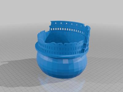 Manly Pot Roman Colosseum