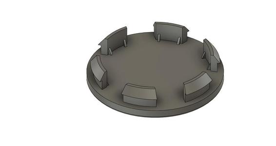 Platin KBA 47125 wheel center cap 60mm