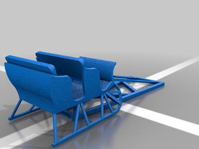 HO Scale Sleigh