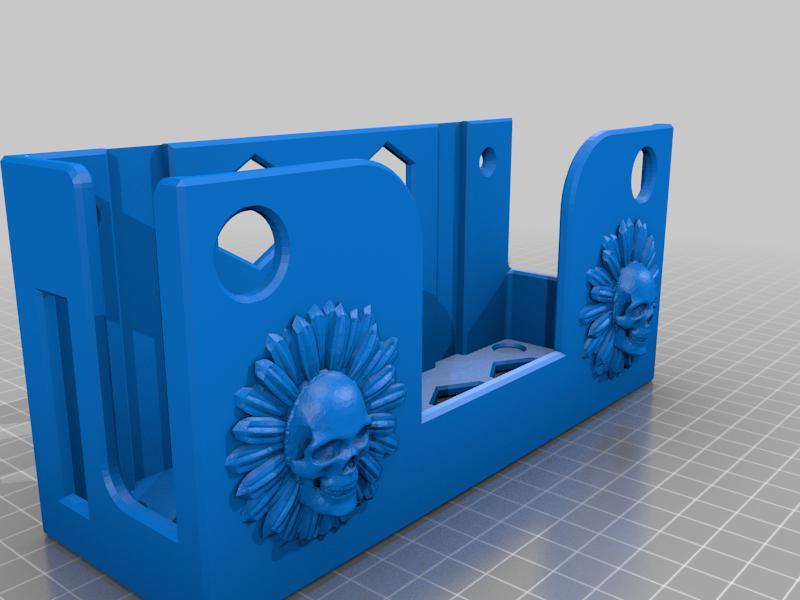 Nintendo Switch Wall Mount w/Sunflower Skulls