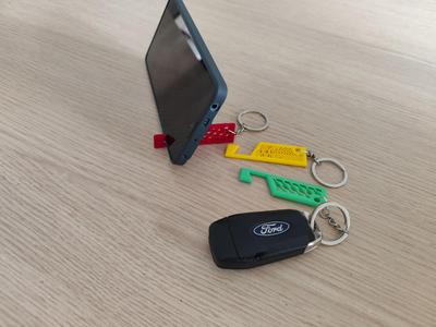keychain phone holder