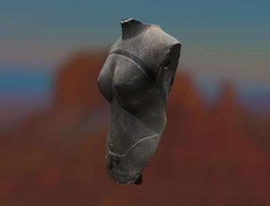 SCVA - Female Torso - 276 - 12th C, Cambodia