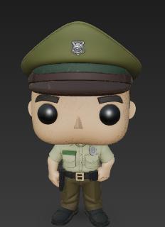 Chilean Carabinero Funko Pop style - Collectible 3D Figure