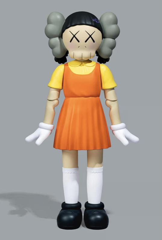 Kaws x Squid Game Young-Hee Vinyl Figure