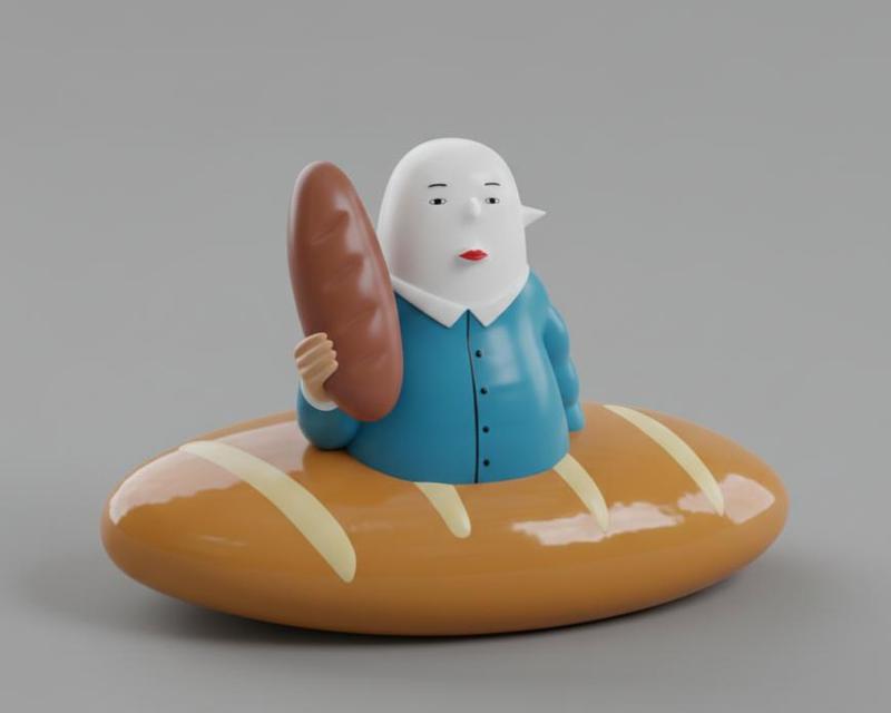 kotori bird baguette (Life Lessons with Uramichi Oniisan) anime