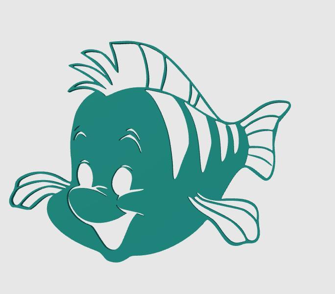 Wall art - Polochon (the Little Mermaid)