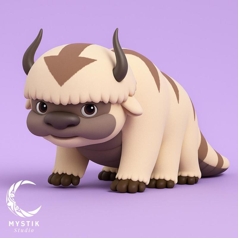 Appa – Avatar: The Last Airbender – Cartoon 3D Style Figure