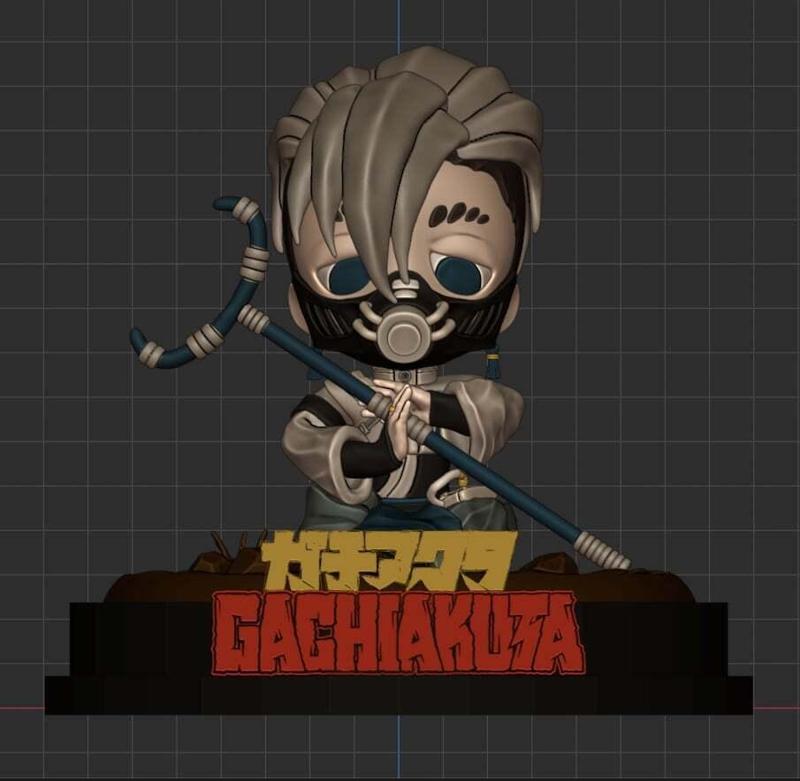 GACHIAKUTA CHARACTER CHIBI ( ZANKA)
