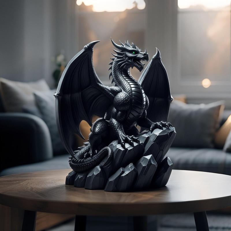 Stone Dragon –  3D Printable Sculpture