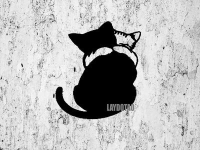 cats in love wall decoration