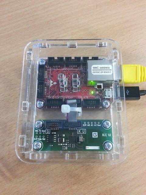 Case for Mountaineer Eth Mainboard with BLE Gadgeteer module