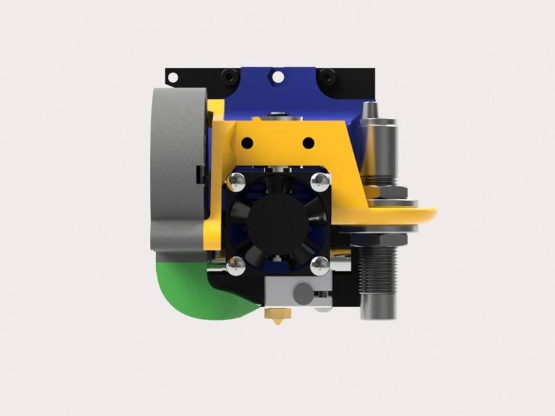 Fan and sensor support including 5015 fan air nozzle