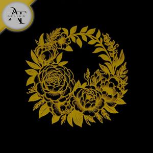 Flowers - Line Art - 2D Wall Art Decor