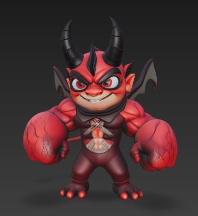 chibi demon warrior 9