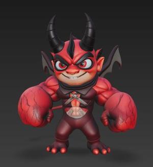 chibi demon warrior 9