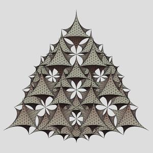 Hyperbolic Octahedron Fractal | Additive Sierpinski Style | Level 2