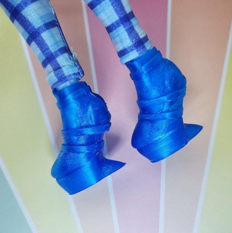 G3 Monster High & Rainbow High Strappy Reverse Heels