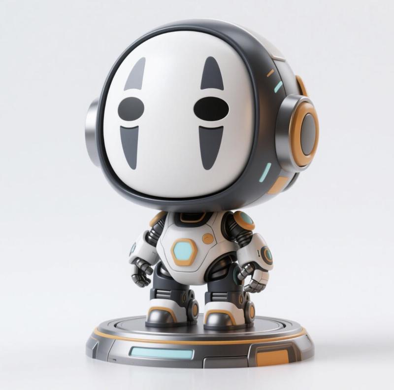 Robot Sculpture Mech Sculpture Faceless man